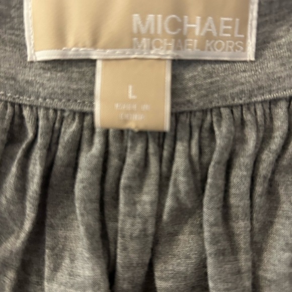 MICHAEL Michael Kors Gray Sequin Sleeveless Top. Large - Picture 7 of 8